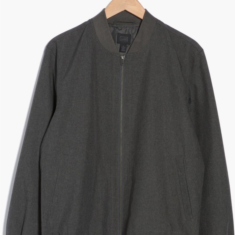 14th & Union Charcoal Bomber Jacket